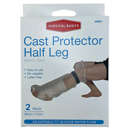 Surgical Basics Cast Protectors Half Leg (30 X 72cm) 2 Pack