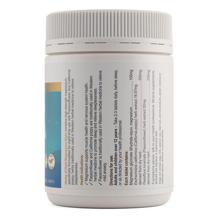 Herbs of Gold Magnesium Night 120 Tablets