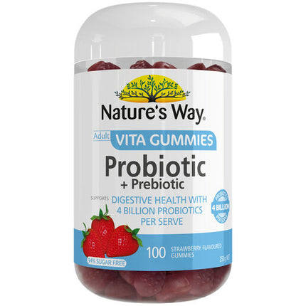 Nature's Way Adult Vita Gummies Probiotic + Prebiotic 100