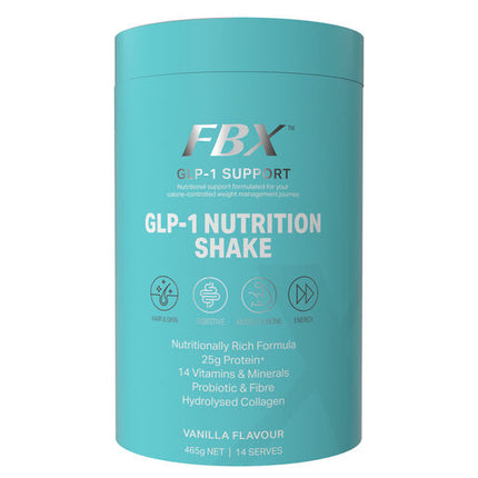 Naturopathica FBX GLP-1 Nutrition Shake Vanilla 465g 14 Serves