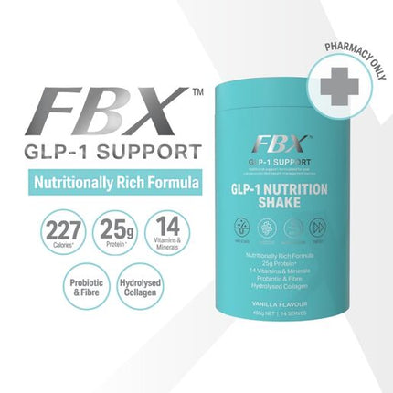 Naturopathica FBX GLP-1 Nutrition Shake Vanilla 465g 14 Serves