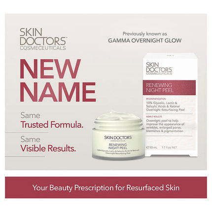 Skin Doctors Cosmeceuticals Renewing Night Peel 50ml