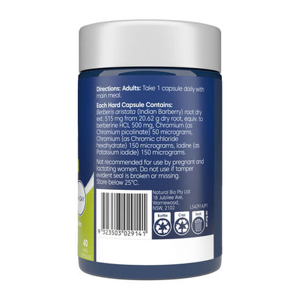 Bioglan Berberine Xtra 40s