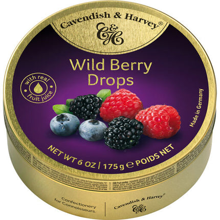 Cavendish And Harvey Wild Berry Travel Sweets 175g