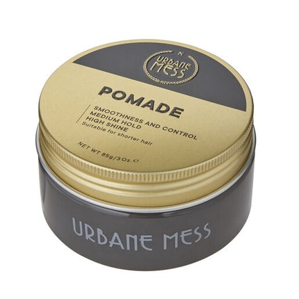 Urbane Mess Men Hair Styling Wax Pomade Medium Hold High Shine 85g