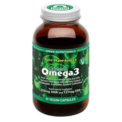 Green Nutritionals Green Omega3 Vegan Capsules 255mg