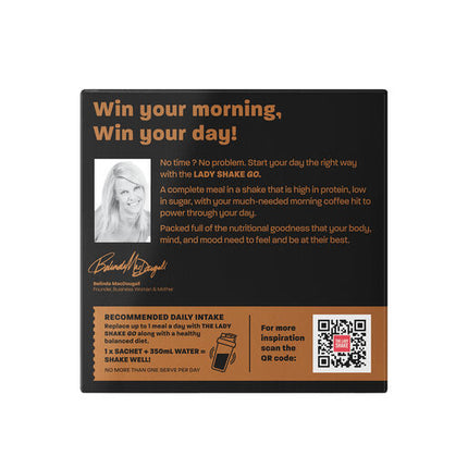 The Lady Shake Go Espresso 56g - 10 packs