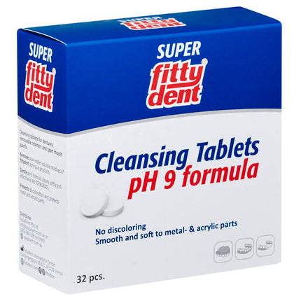 Fittydent Super Denture Cleansing Tablets 32 Pack