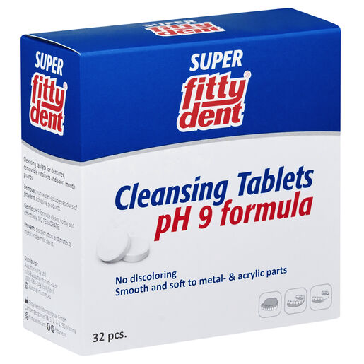 Fittydent Super Denture Cleansing Tablets 32 Pack