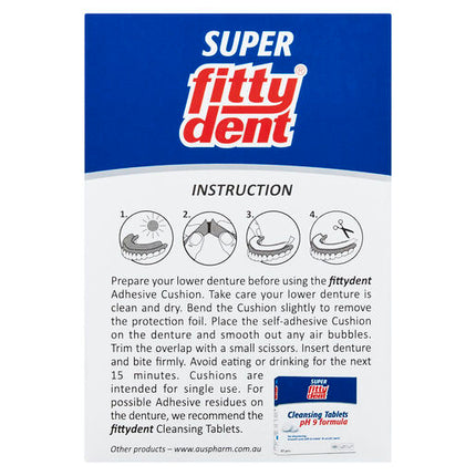 Fittydent Super Denture Adhesive Cushion Strips 15 Pack