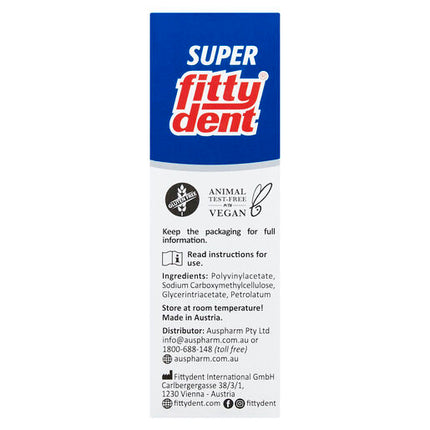 Fittydent Super Denture Adhesive Cushion Strips 15 Pack