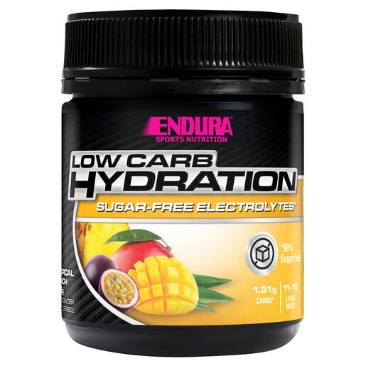 Endura Low Carb Hydration Tropical Punch 135g Powder