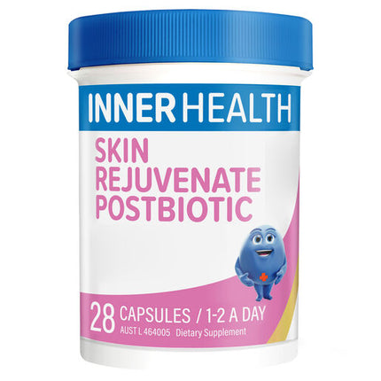 Inner Health Skin Rejuvenate Postbiotic 28 Capsules
