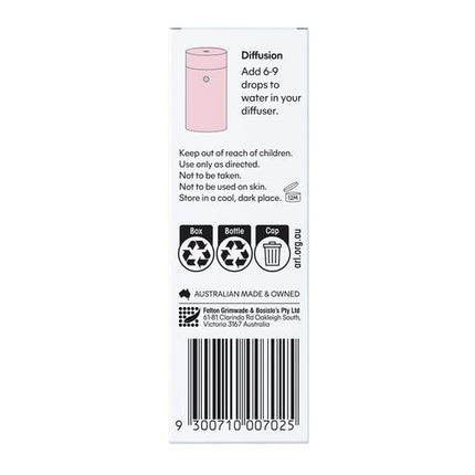 Bosisto's Inspired Diffuser Oil 10mL