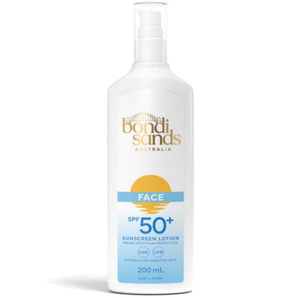 Bondi Sands Fragrance Free SPF50+ Face Sunscreen Lotion 200mL