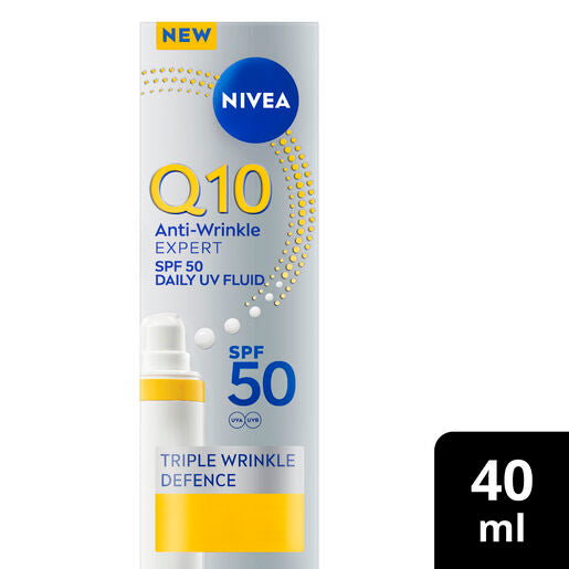Nivea Q10 Anti-Wrinkle Expert Daily UV Fluid SPF50