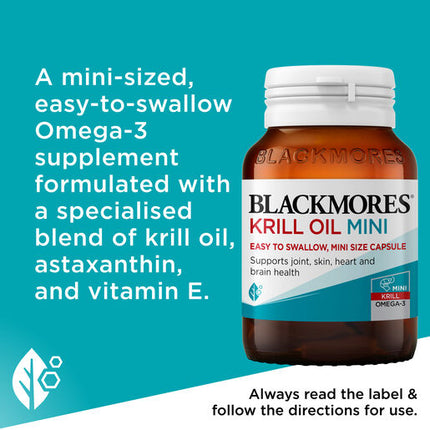 Blackmores Krill Oil Mini 60 Capsules
