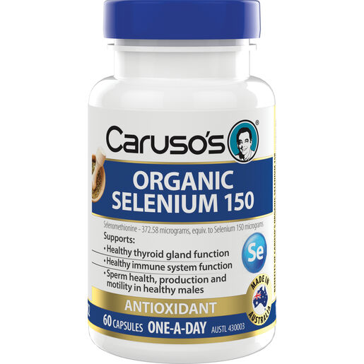 Caruso's Natural Health Organic Selenium 150 60 Capsules