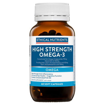 Ethical Nutrients High Strength Omega-3 60 Capsules