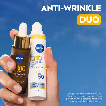 Nivea Q10 Anti-Wrinkle Expert Daily UV Fluid SPF50