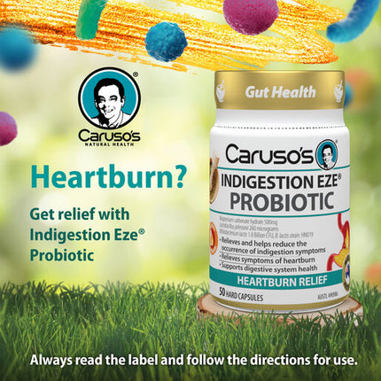 Caruso's Indigestion EZE Probiotic 50 Capsules