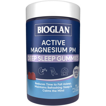 Bioglan Active Magnsium PM Deep Sleep Gummies 90s