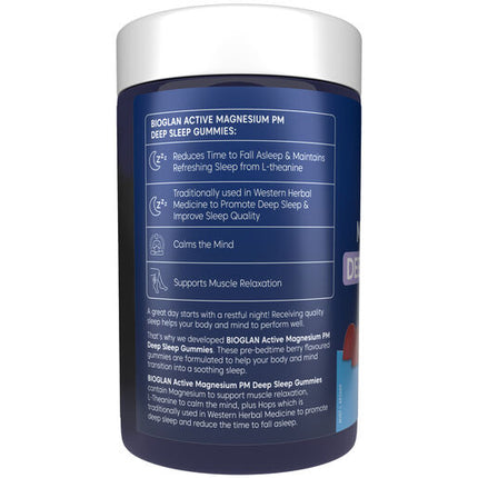 Bioglan Active Magnsium PM Deep Sleep Gummies 90s