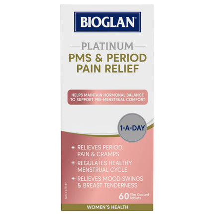 Bioglan Platinum PMS & Period Pain Relief 60s