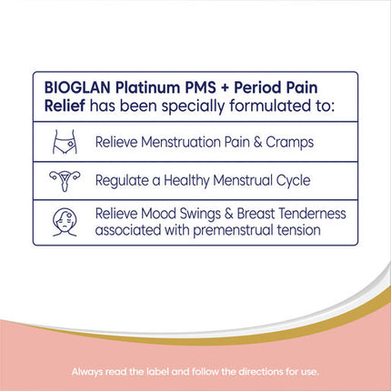 Bioglan Platinum PMS & Period Pain Relief 60s