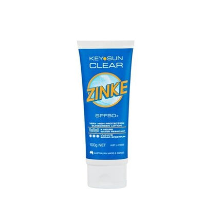 Key Sun Clear Zinke SPF 50+ 100g Tube