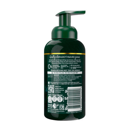 Palmolive Luminous Oils Foaming Hand Wash, King Island Kelp & Ylang Ylang Oil, 400mL Pump
