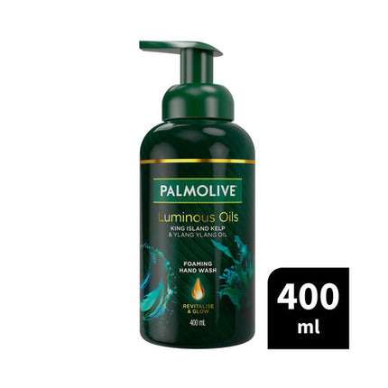 Palmolive Luminous Oils Foaming Hand Wash, King Island Kelp & Ylang Ylang Oil, 400mL Pump