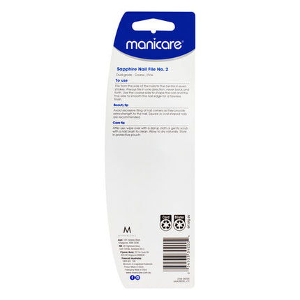 Manicare Sapphire Nail File No. 2