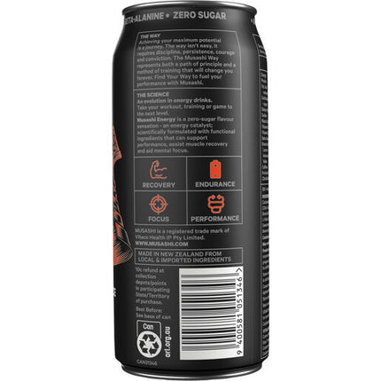 Musashi Energy Drink Fruit Crush 500mL