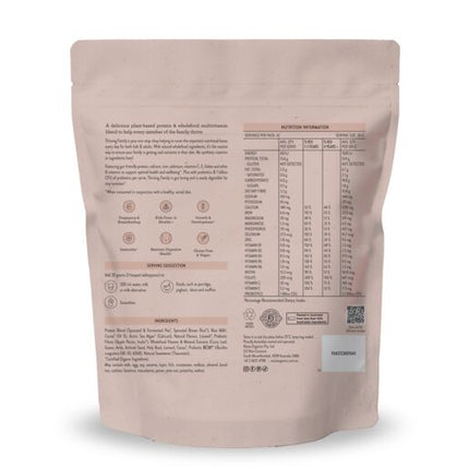 Nutra Organics Thriving Family Protein Double Choc 1kg