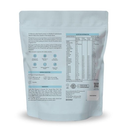 Nutra Naturals Thriving Family Protein Smooth Vanilla 1kg