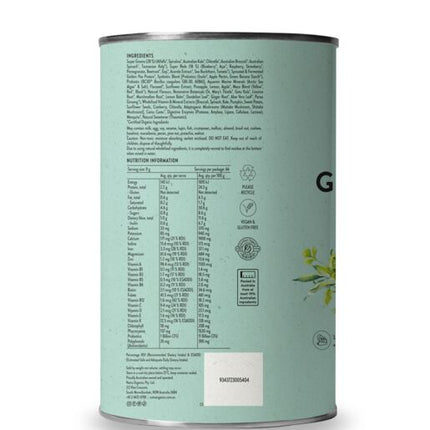 Nutra Naturals Super Greens + Reds 600g