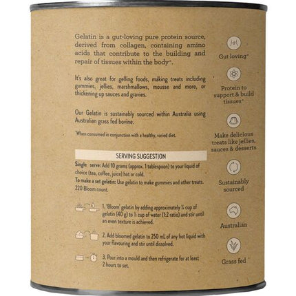 Nutra Naturals Australian Gelatin Unflavoured 300G