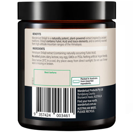 Wanderlust Shilajit 50g Powder