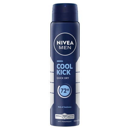 Nivea Deodorant Aerosol Men Cool Kick 250mL
