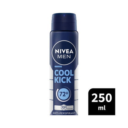 Nivea Deodorant Aerosol Men Cool Kick 250mL