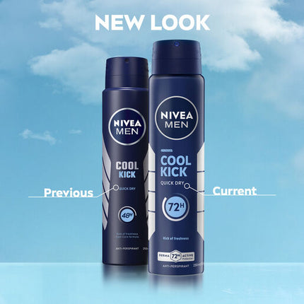 Nivea Deodorant Aerosol Men Cool Kick 250mL