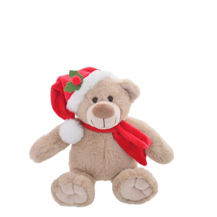 Plush Christmas Teddy Bear Small