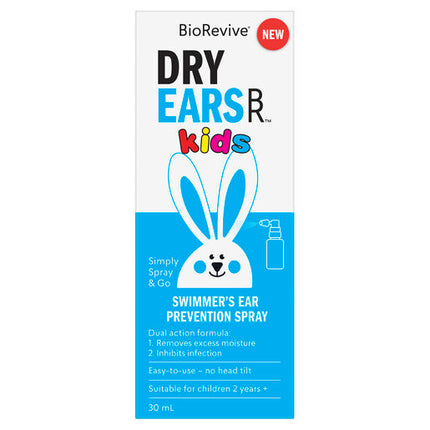 BioRevive DryEars Kids Swimmer Ear Prevention Spray 30mL