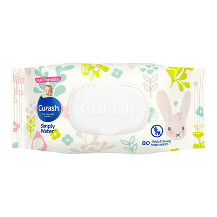 Curash Simply Water Wipes Bunny's Limited Edition 80s Pack