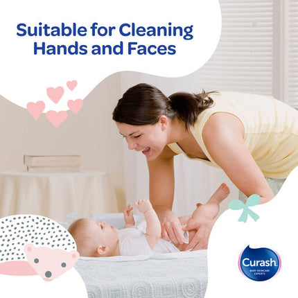 Curash Simply Water Wipes Bunny's Limited Edition 80s Pack