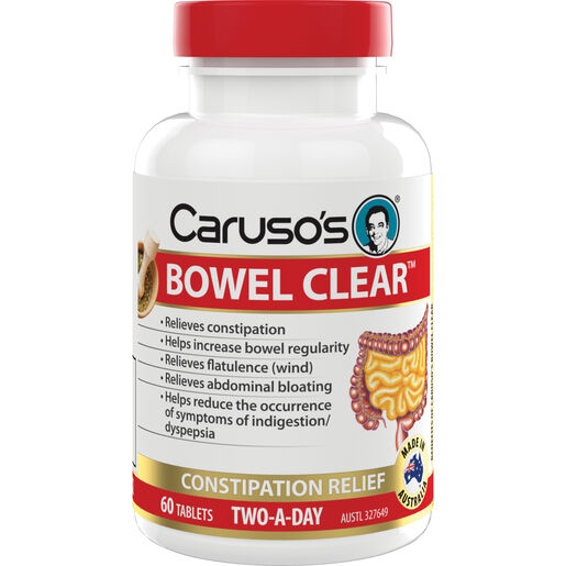Caruso's Natural Health Bowel Clear 60 Tablets