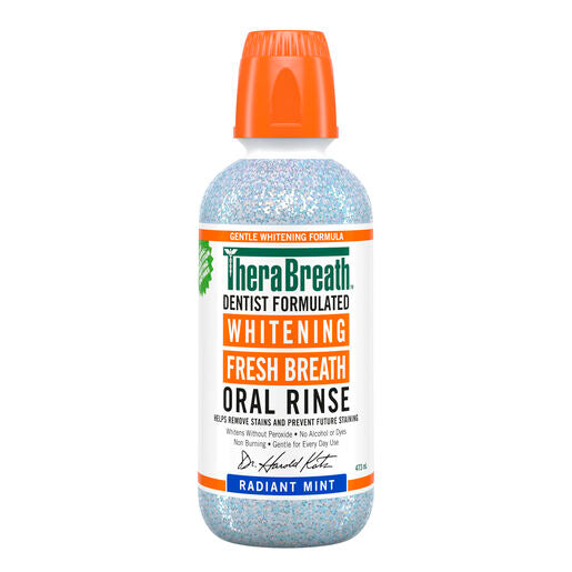 TheraBreath Whitening Mouthwash 473ml
