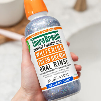 TheraBreath Whitening Mouthwash 473ml