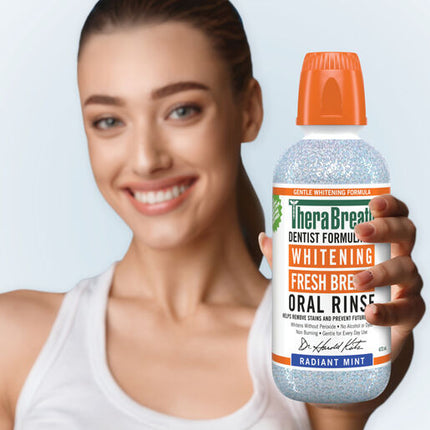 TheraBreath Whitening Mouthwash 473ml
